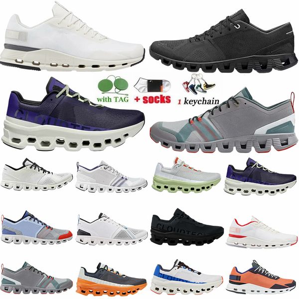 

shoes running cloud x shift black white grey cushioning run sneaker oncloud volt orange road interval daily cloudnova form trainers cloudvis