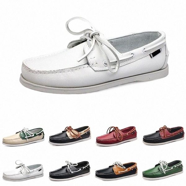 

men casual shoes loafers triple black white green beige mahogany taupe mens trainer sneakers jogging walking twelve c0rf#