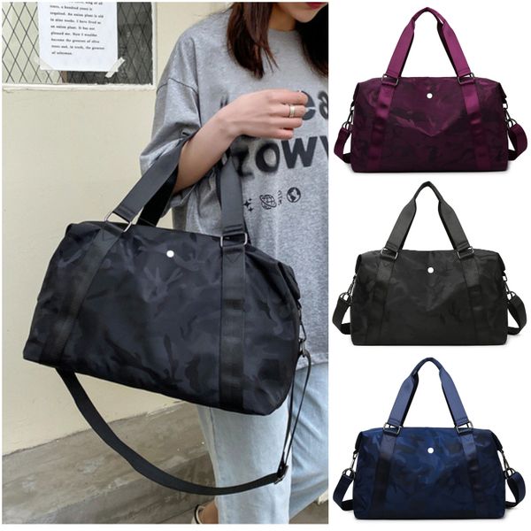 

ll-879 yoga handbags travel beach duffel bag shoulder bags waterproof gym fitness exercise cross body bags dry wet separation stuff sacks ca