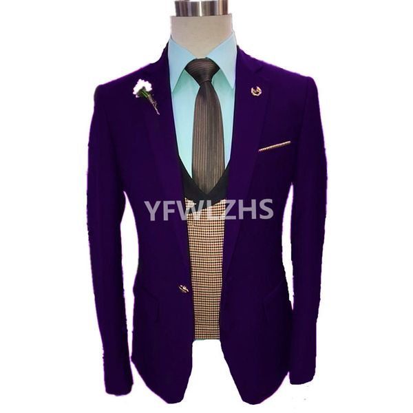 

wedding tuxedos one button men suits groomsmen notch lapel groom tuxedos wedding/prom man blazer jacket pants vest tie w1251111112, Black;gray