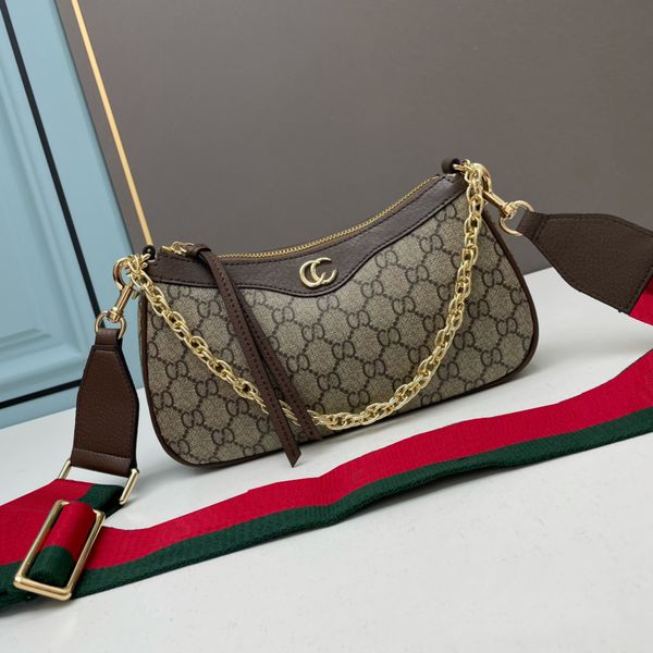 

Designer Bags Women Handbag Ophidia Underarm Bag Crescent Moon Luxury Designer Women Letters Aphrodite Hobo Shoulder Bags Chain Purse Wallet, G-1
