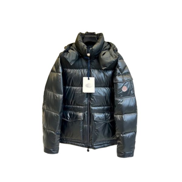 

Women and Mens Fashion monCO Down Jacket Winter Jackets Parkas with Letter embroidery Outdoor mens down coat Jackets Streetwear Warm Clothes, Black