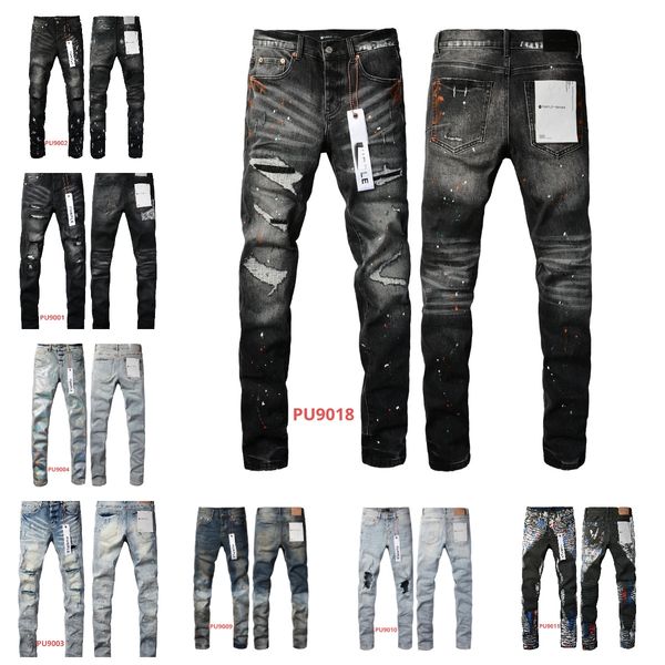 

Men's retro jeans non-elastic simple casual fashion pants harem pencil pants stretch denim pencil pants cross-border foreign trade motorcycle ripped black jeans, 21
