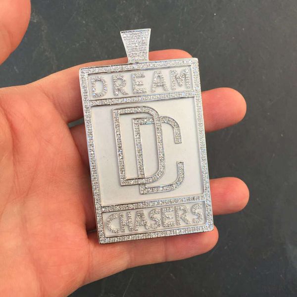 

Custom Name Hiphop Jewelry Sterling Sier Iced Out VVS Moissanite Pendant