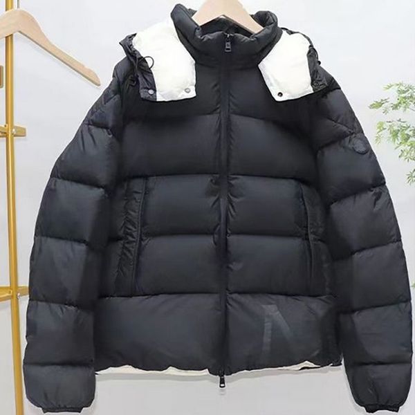 

Men Puffer Jacket Winter Jacket Hat Detachable Down Jackets White Duck Down Winter Coat Fashionable Warm Coats 5 Sizes Available, M50