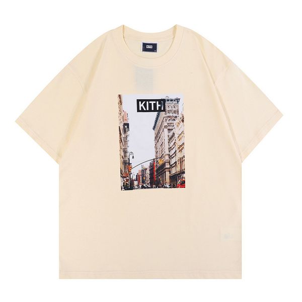 

Kith X New York T Shirt Mens Designer High Quality T Shirts Tee Workout Shirts for Men Oversized T-shirt 100%cotton Kith Tshirts Vintage Short Sleeve q1, Wc282white
