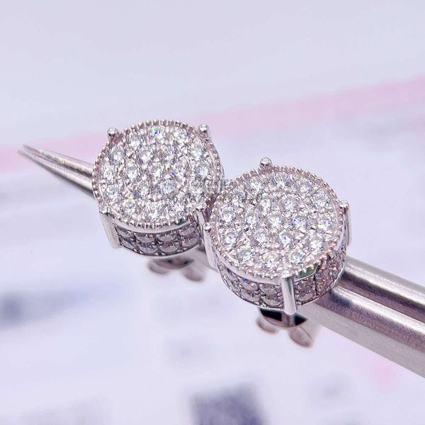 

Factory Price Good Quality Real Diamond Earrings Moissanite Stud Earing 10K Gold