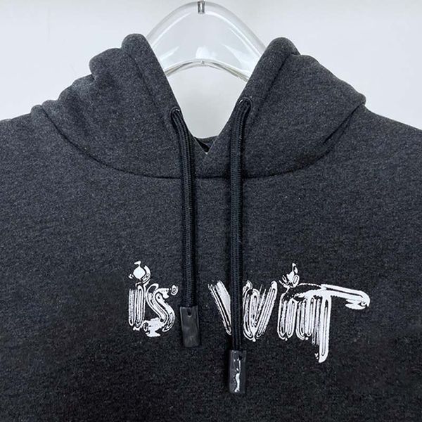 

Loose Designer men women hoodies hoody pullover bubp sweatshirts loose long sleeve jumper mens women Tops clothing with printing, Black