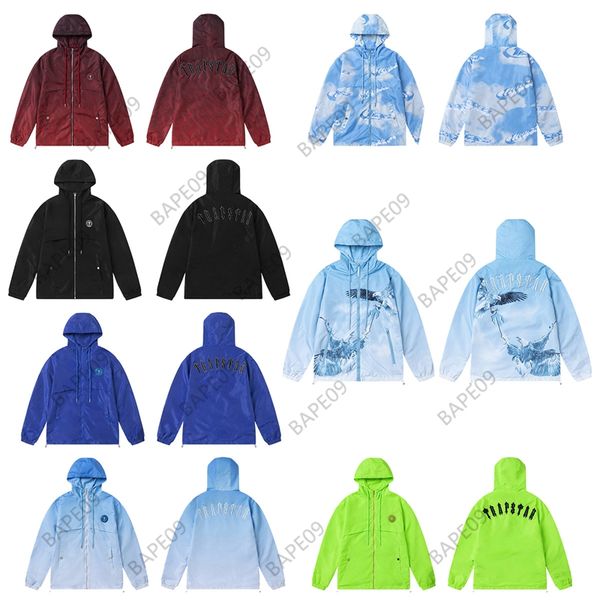 

Designer Men Trapstar Jacket Sportswear Windbreaker-black Embroidered Letters Womens Zipper Sun Protection, 6_color