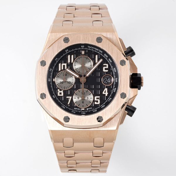 

designer mens watch quartz 44mm ceramic dial stainless steel case strap Auto Date luxury mens watch A luminous P watch Dhgates watch Montre De Luxe watches With box hjd