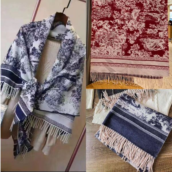 

Long Printed Scarf Designers Shawl Designer Scarf for women Luxury Pashmina Shawl Muffler Neck Warmer Infinity Scarf 180*70cm Tassel Cowl Top High