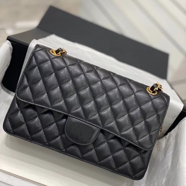 

10A Mirror Quality Shoulder Classic 25.5cm Sheepskin Diamond Lattice Flap Bag Designer Women Chain Cross Body Bags Luxuries Designers Handbag with Box Calfskin, Watermelon