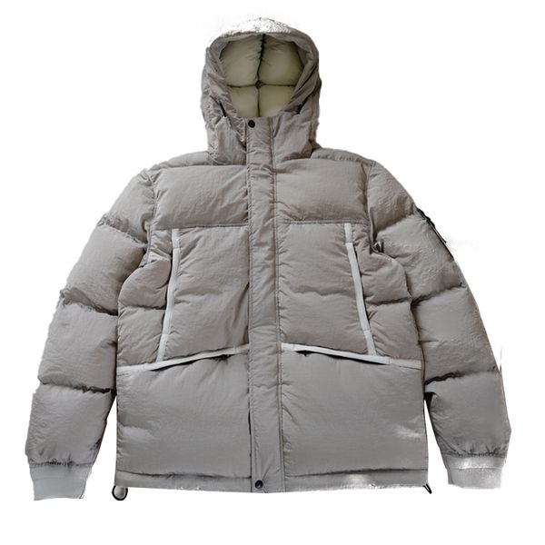 

puffer jacket winter jacket puffer jacket Topstoney women men Hooded Parkas Pure Color Simple Couple Clothing windbreaker thick coat wholesale parka jackets 44508, Black-44508