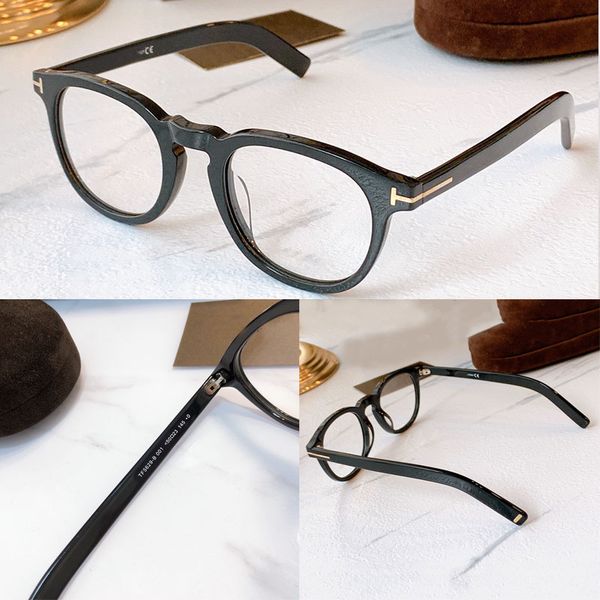 

Designer acetate elliptical optical frame for eyewear reading TF5629 fashion men and women anti blue light and computer radiation office and library eyeglasses