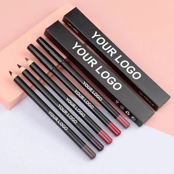 

Lip Pencils Private Label Vegan Liner Pencil 21 Colors Matte Waterproof Long Lasting Lipstick Pen Cosmetics Beauty Makeup 231207, Chocolate