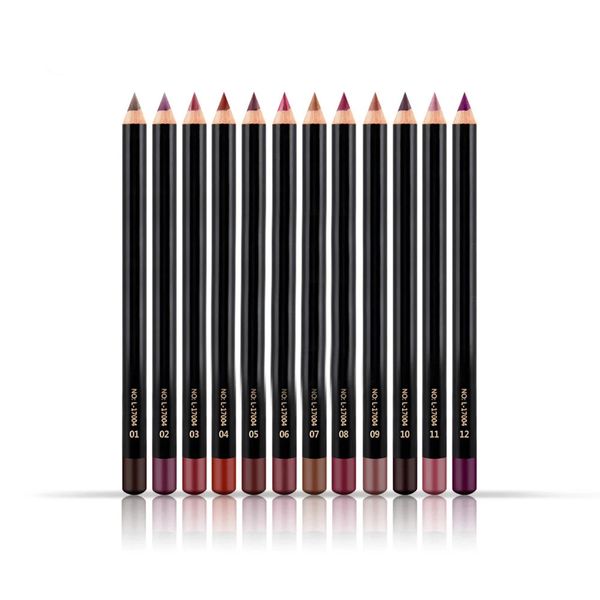 

Lip Pencils 12pcs Set NICEFACE Waterproof Long Lasting Liner Pencil Lipliner Pen Makeup Cosmetic 231207, Sky blue