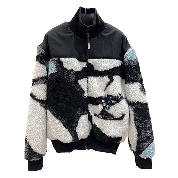 

Designer LluV Zebra Jackets Fashion Mens Jacket Men Windbreaker Winter Coat Outdoor Streetwear, C1