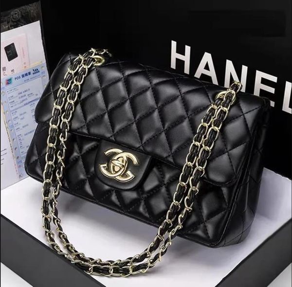 

Top tote bags luxuries designer women bag custom brand handbag Women's leather gold chain crossbody black white pink cattle shoulder clutch mini bag, White gold chain