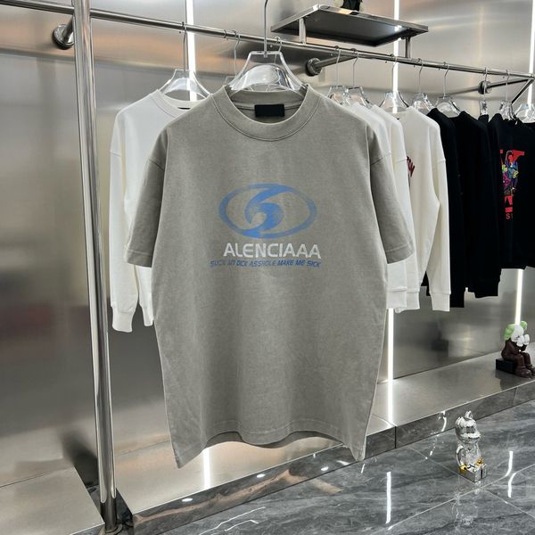 

2024ss Mens Polos Plus Tees Spring and Daily New High Grad Cotton Printing Short Slv Round Neck Panl T-shirt Size M-l-xl-xxl-xxxl Color Black White