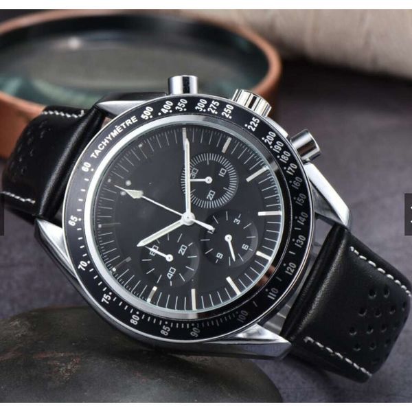 

Top quality Omg Watches Luxury Designer Watch accessories for men and women 2023 Men's six needle high-quality timing quartz Watch luxury watches fashion quality