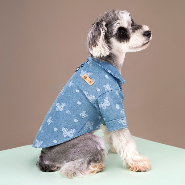 

Pack 2 colors Pet Shirt All Breeds Dog Clothes  Dog Polo Shirt Dog Shirt Large Dog Shirt Cat T-Shirt for All Seasons, Pack of 2