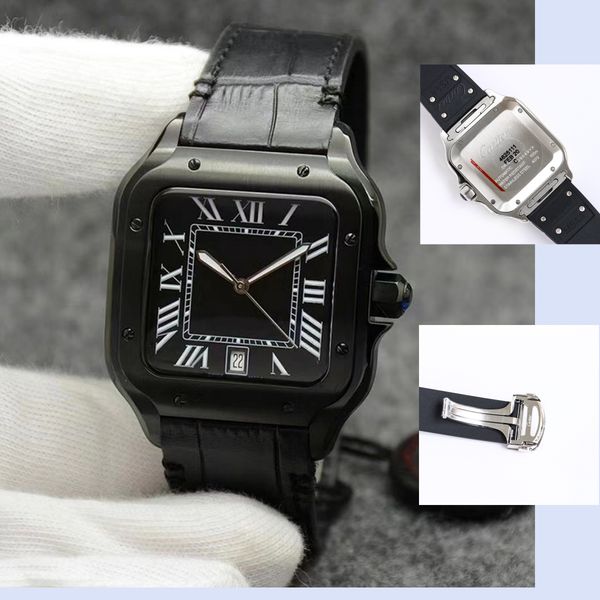 

Designer Watch 2813 Mechanical Automatic 904 Stainless Steel Case Leather Strap Sapphire Waterproof Fashion Men's Watch Montre De Luxe
