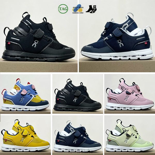 

2024 on Cloud Kids Shoes Sports Outdoor Athletic UNC Black Children White Boys Girls Casual Fashion Kid Walking Toddler Sneakers Size 22-35, Color 1