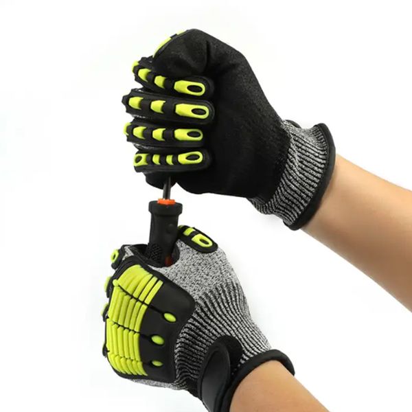 

high performance wholesale outdoor sports shockproof anti cut impact gloves