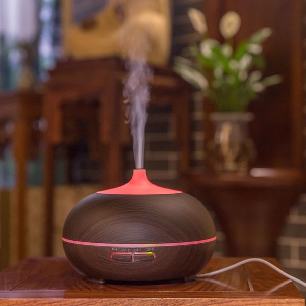GXDiffuser 7 Color Changing LED Lamp Electric Aroma Diffuser Aromatherapy Essential Oil Diffuser Humidifier Ultrasonic Mist Maker For Home L2674