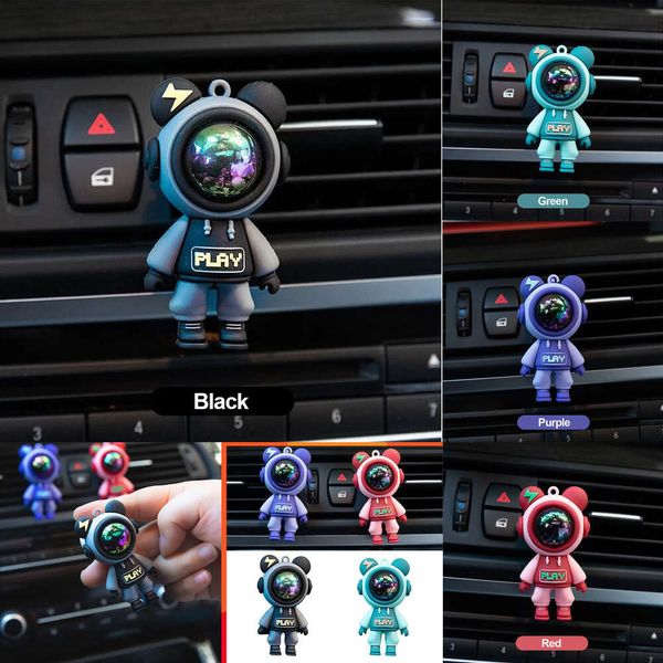 

Electronics Car Auto Air Outlet Perfume Clip Cartoon Astronaut Air Freshener Conditioning Air Outlet Car Aromatherapy Car Interior Accessories toon