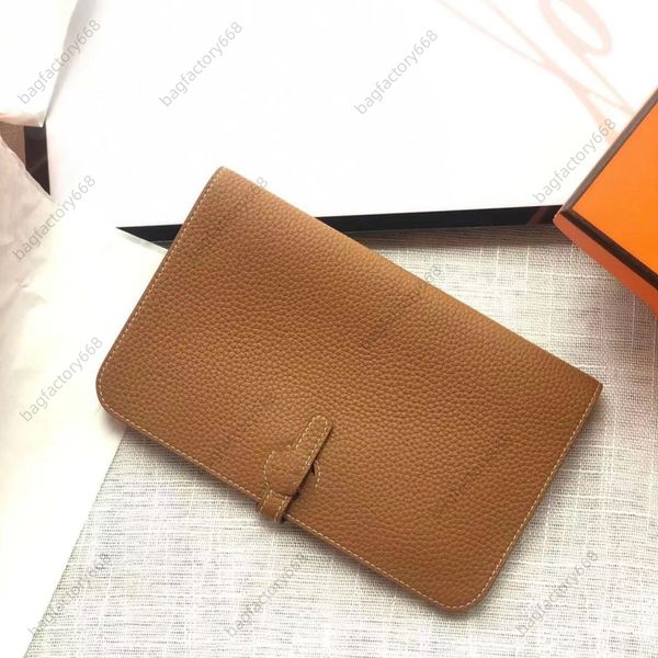 

TOP wallet designer woman card holder small purse togo leather detachable multi-function short wallet Fashion money clip Interior Slot Pocket Gift box packaging 10A