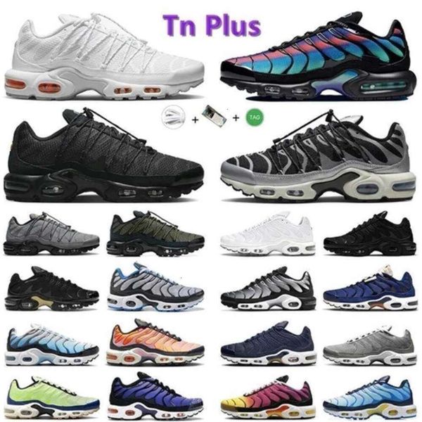 

2023 Running Shoes TN Sports Unity Toggle Lacing Triple White Black Reflective Gold Sky Gradient Colorway Grey Men Women Trainers Sports, Color#1