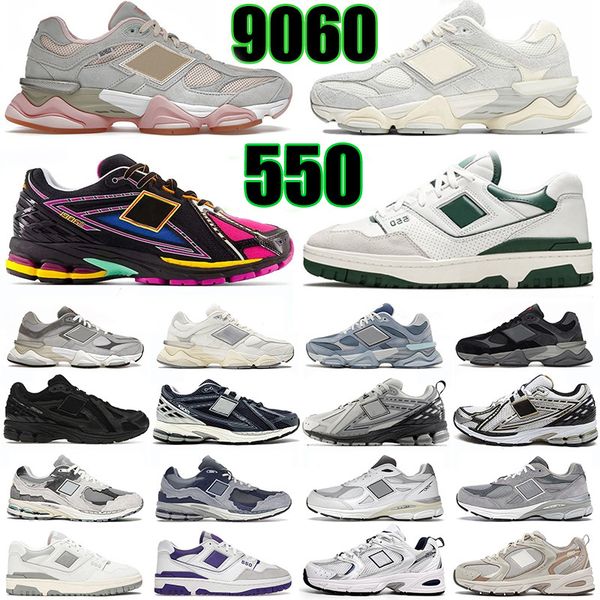 

9060 Designer 1906r 530 casual shoes men women 9060s Sea Salt White Rain Cloud Grey 1906D Neon Nights 2002r Pack Phantom 550 White Green Mens Trainers Sneakers 36-45, 52