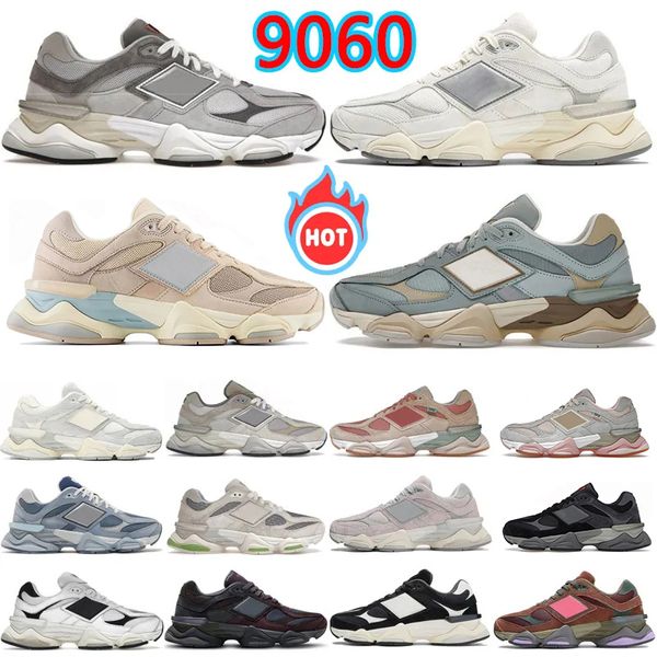 

New nb 9060 designer running shoes for men women 9060s Sea Salt White Blue Haze Quartz Grey Bricks Wood Burgundy Black White trainers mens sports sneakers36-45