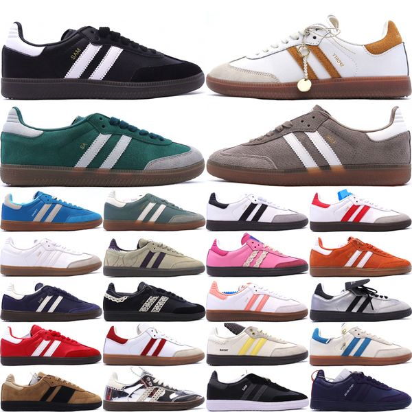 

Vegan Casual Originals Shoes For Men Women OGSambas Designer Trainers Cloud White Core Black Bonners Collegiate Green Gum Outdoor Flat Sports Sneakers Size 36-45, Brown