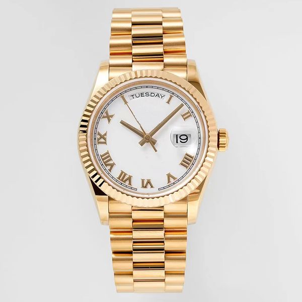 

Luxury Men's Watch Weekly 40mm/36mm Women's Watch Waterproof Sapphire Enlarged Calendar Fully Automatic Mechanical Watch Factory montre de luxe, Multi-color