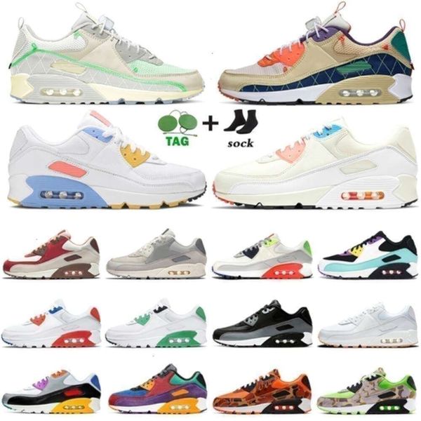 

Max 90 Newest Running Shoes Women Chaussures Solar Flare Photon Dust Safety Orange Lemon Venom Sail Unc Mens Trainers Outdoor Sport Sneakers, Pastel hues