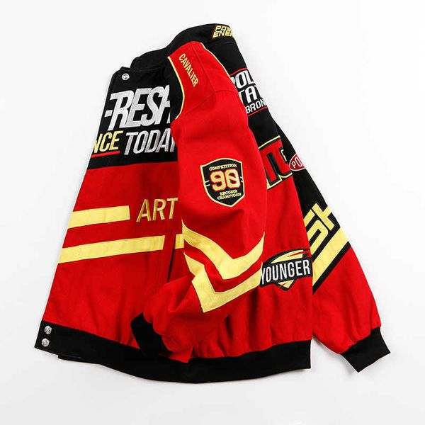 

Windbreakers Mens Jackets Styles For Men Autumn Winter New Women's Motorcycle Coat Fashion Brand Cotton Clip Thickened Baseball Bomber Couple Windbreaker Jacket, Beige