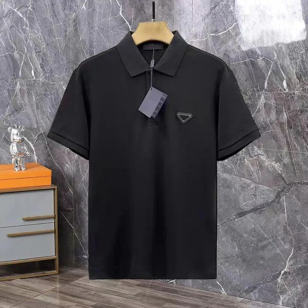 

Mens Designer polo shirt men's Polos t shirt tees high-end Polo fashion Cotton man Tops Tees Woman Tshirts Luxury Casual couple Clothes Asian size M-3XL, Clear