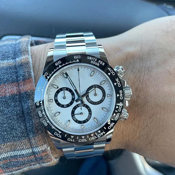 

Designer Watch Men's Top Luxury Watch Waterproof Sapphire 40mm Panda dial Rubber Band Men's Watch Montre de Luxe Factory Gift Watch lb, Gray