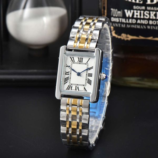 

Designer Carti's Watches Fashion Luxury Watch Classic watches Fashionable and minimalist square Roman quartz luminous calendar women's watch top quality luxury