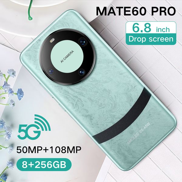 

6.8 Mate60 HD Pro smartphone HM OS 4.0 wholesale Mobile phone, Purple