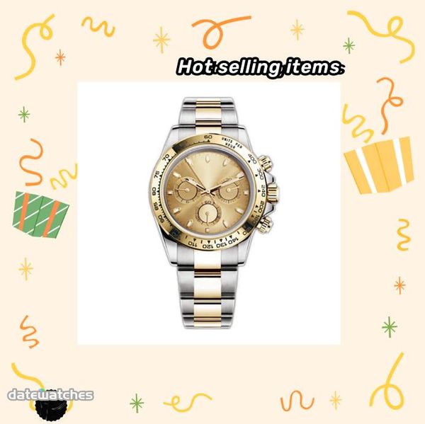 

Classic men's watch 40mm2813 mechanical movement sapphire watch 904L stainless steel strap Orologio di Lusso Montre watch popular gift