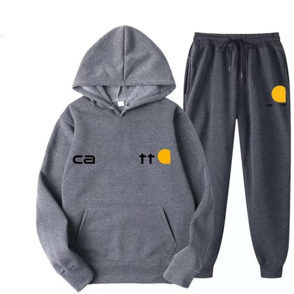 

23ss Tracksuit Men Hoodie Designer Trousers Mens Womens Autumn Fashion Cotton Letter Print Hooded Sweater Casual Loose Drawstring Sweatpants Two-piece Set, No24