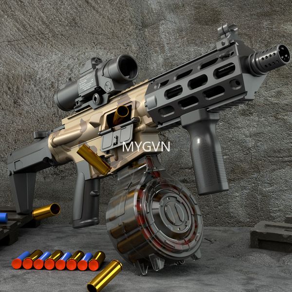 

AAC New Soft Bullet Shell Ejection Toy Gun Electric Manual 2 Modes Shooting Model Launcher Rifle Sniper Gun For Adults Boys Children CS