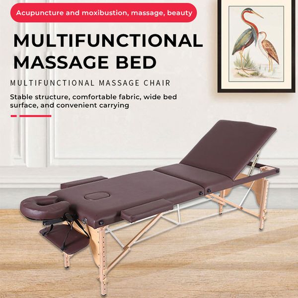 

new Portable Folding Home Beauty Bed Massage Bed Moxibustion Tattoo Spa Bed Club Massage Bed Wholesale