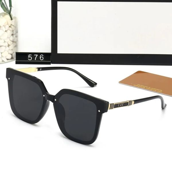 

2024 Designer Sunglasses polaroid lens Designer luxury letter womens Mens Goggle senior Eyewear For Women trend eyeglasses frame Vintage Metal Sun Glasses With