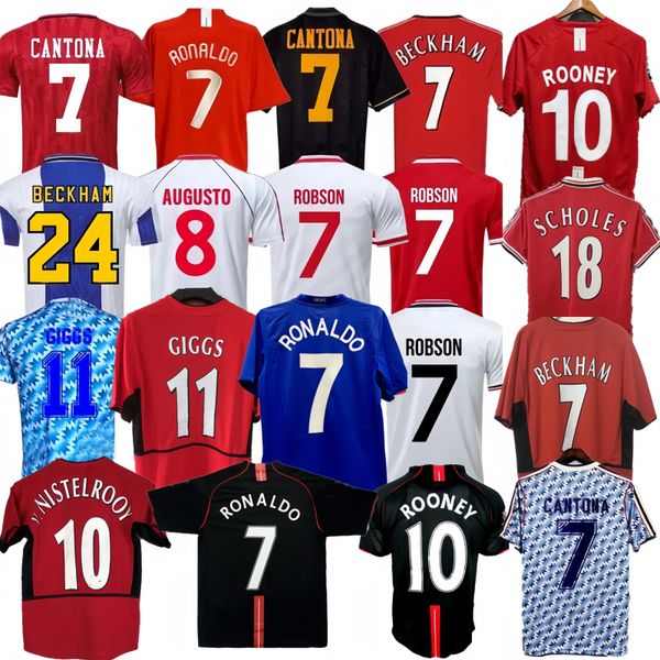 

mans final home RONALDO Vintage Soccer jerseys 07 08 90 92 94 96 98 99 2002 1994 1998 BECKHAM CANTONA KEANE SCHOLES Solskjaer GIGGS UTD Rooney Retro Football shirt, 93/94 away