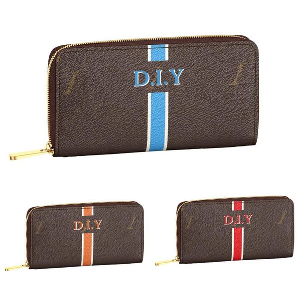 

Wallets personalisation streak letter Custom DIY Customized personalized customizing Name Zip wallet Card case A5, Official website design
