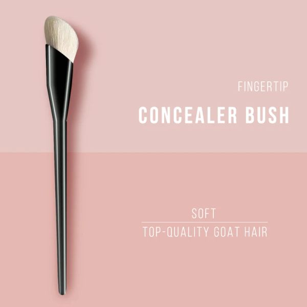 

the Luxury Black Fingertip Concealer Makeup Brush Soft Top-quality Goat Hair Eye Shadow Highlight Cosmetic Tool, K15